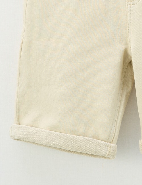 No Issue Rib Waist Short, Stone product photo View 03 L