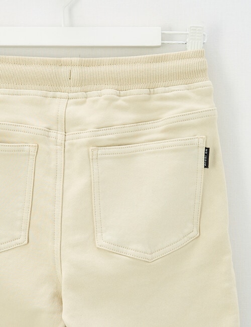 No Issue Rib Waist Short, Stone product photo View 04 L