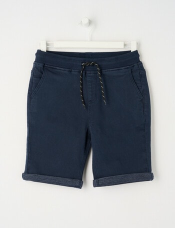 No Issue Rib Waist Short, Navy product photo