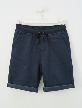 No Issue Rib Waist Short, Navy product photo