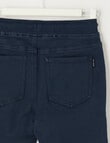 No Issue Rib Waist Short, Navy product photo View 02 S