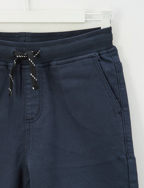 No Issue Rib Waist Short, Navy product photo View 02 L