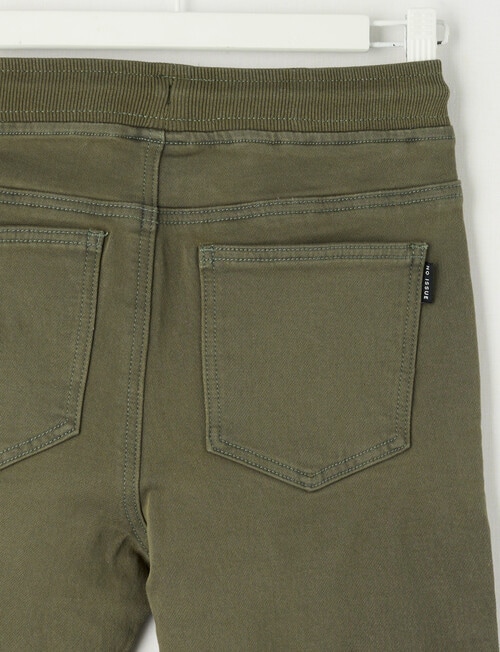 No Issue Rib Waist Short, Khaki product photo View 02 L