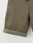 No Issue Rib Waist Short, Khaki product photo View 03 S