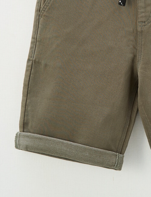 No Issue Rib Waist Short, Khaki product photo View 03 L
