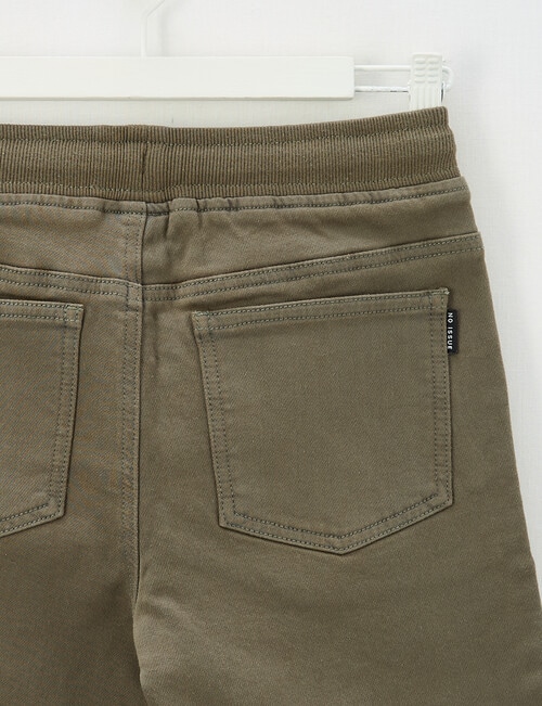 No Issue Rib Waist Short, Khaki product photo View 04 L