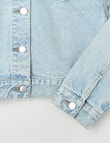 Switch Boxy Denim Jacket, Cali Blue product photo View 03 S