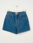 Switch Olivia, Aline Denim High Rise Short, Bondi Blue product photo