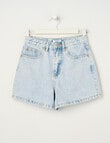 Switch Olivia, Aline Denim High Rise Short, Cali Blue product photo