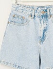 Switch Olivia, Aline Denim High Rise Short, Cali Blue product photo View 03 S