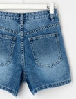 Switch Olivia Aline High Rise Denim Short, Malibu Blue product photo View 03 S