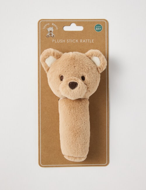Teeny Weeny Plush Stick Rattle, Bear product photo View 02 L