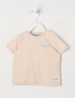 Teeny Weeny Play Time Short Sleeve Tee, Stone product photo