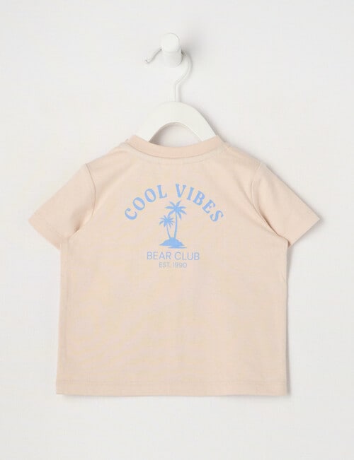 Teeny Weeny Play Time Short Sleeve Tee, Stone product photo View 02 L