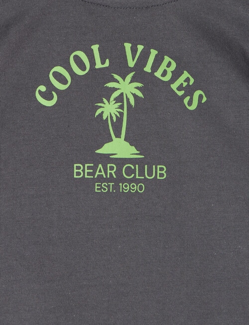 Teeny Weeny Play Time Short Sleeve Tee, Dark Charcoal product photo View 04 L