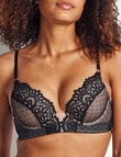 Perfects No Rules Push Up Bra, Black, B-D product photo