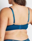 Perfects Be Free Lace Balconette Bra, Blue Coral, D-E product photo View 02 S