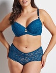 Perfects Be Free Lace Short Brief, Blue Coral product photo View 03 S
