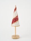 Christmas Shop Beaded Tree, Red, Small product photo