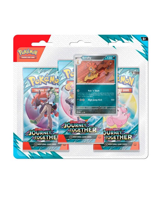 Pokemon Trading Card Sv9 Journey Together Blister, 3-Pack, Assorted product photo View 02 L
