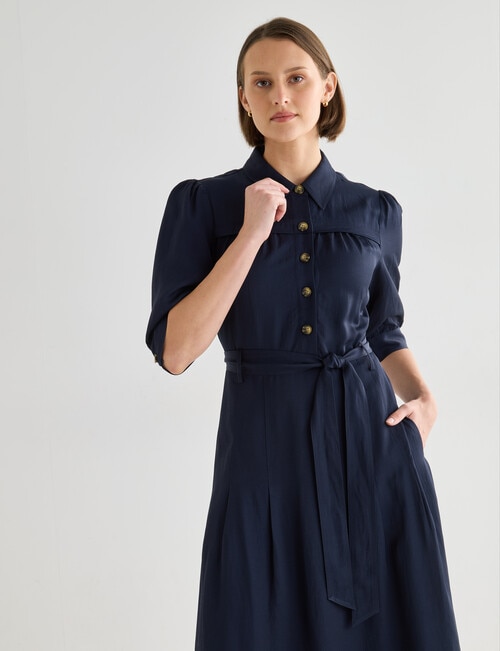 Jigsaw Renae Shirt Dress, Navy product photo View 05 L