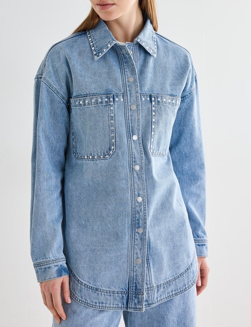 Jigsaw Renae Shirt Dress, Navy product photo View 08 L