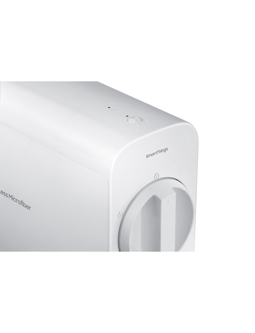 Teeny Weeny Stripe Linen Blend Body Suit & White Fleck Romper Two Piece Set, Cream product photo View 07 L