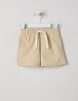 Teeny Weeny Line Blend Shorts, Light Taupe product photo