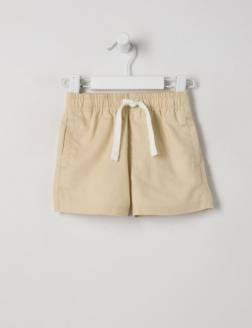Teeny Weeny Line Blend Shorts, Light Taupe product photo