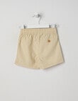 Teeny Weeny Line Blend Shorts, Light Taupe product photo View 02 S