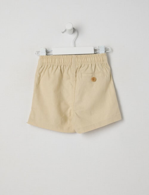 Teeny Weeny Line Blend Shorts, Light Taupe product photo View 02 L