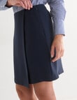 Oliver Black Cross Over Mini Skirt, Navy product photo View 06 S