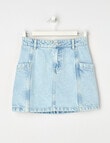 Switch Denim Cargo Skirt, Cali Blue product photo