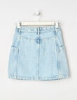 Switch Denim Cargo Skirt, Cali Blue product photo View 02 S