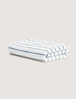 Sheridan Aven Stripe Towel Range, White product photo View 03 S