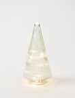 Christmas Shop Glass LED Tree Clear, Small product photo