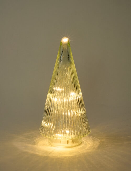 Christmas Shop Glass LED Tree Clear, Small product photo View 02 L