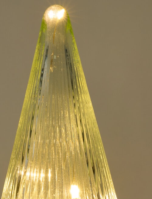 Christmas Shop Glass LED Tree Clear, Small product photo View 03 L