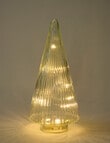 Christmas Shop Glass LED Tree Clear, Medium product photo View 02 S