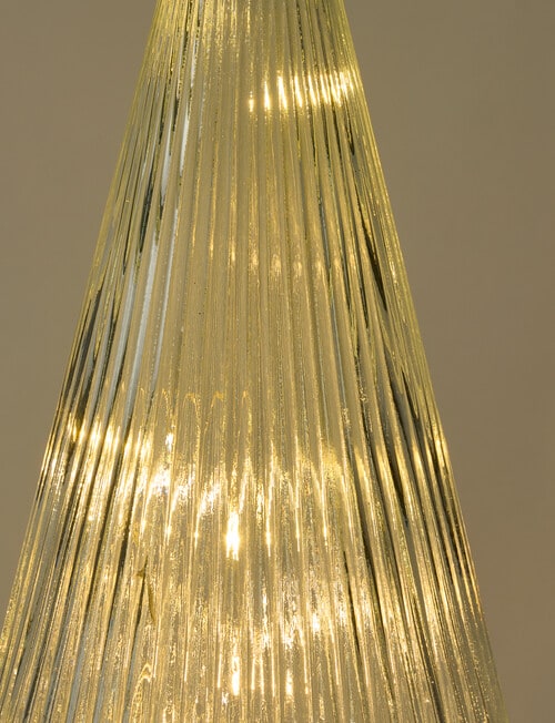 Christmas Shop Glass LED Tree Clear, Medium product photo View 03 L