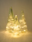 Christmas Shop Glass LED Tree Clear, Medium product photo View 05 S