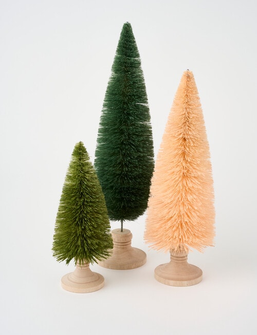 Christmas Shop Bottle Brush Short, Green product photo View 04 L