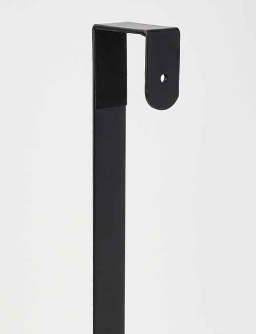 Christmas Shop Metal Wreath Hook, Black product photo View 03 L