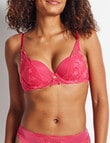 Perfects Cosmic Night Push Up Bra, Raspberry, B-D product photo