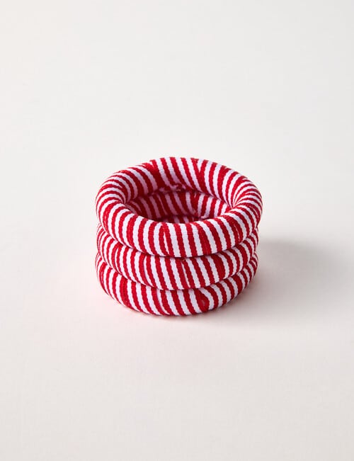 Christmas Shop Candy Cane Napkin Ring, Red & White product photo
