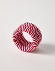 Christmas Shop Candy Cane Napkin Ring, Red & White product photo View 02 S
