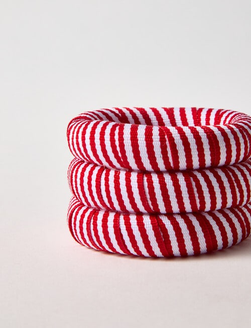Christmas Shop Candy Cane Napkin Ring, Red & White product photo View 03 L