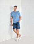 Chisel Ultimate Crew Tee, Sky Blue product photo View 03 S