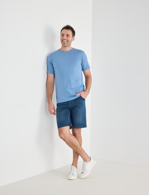 Chisel Ultimate Crew Tee, Sky Blue product photo View 03 L