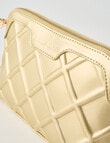 Boston + Bailey Embossed Metallic Crossbody Bag, Gold product photo View 05 S
